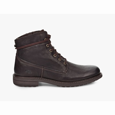 Botas UGG Morrison Lace-Up Homem Marrom | PT-IUTWC